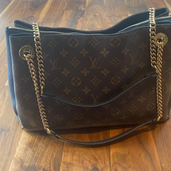 Surene Monogram Canvas with leather MM - Picture 3 of 4